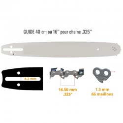 Guide chaine tronçonneuse...