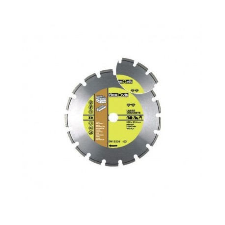 DISQUE DIAMANT 350 x 7 x 3,2 / 25,4 FLEXOVIT LASER AS 70184623435